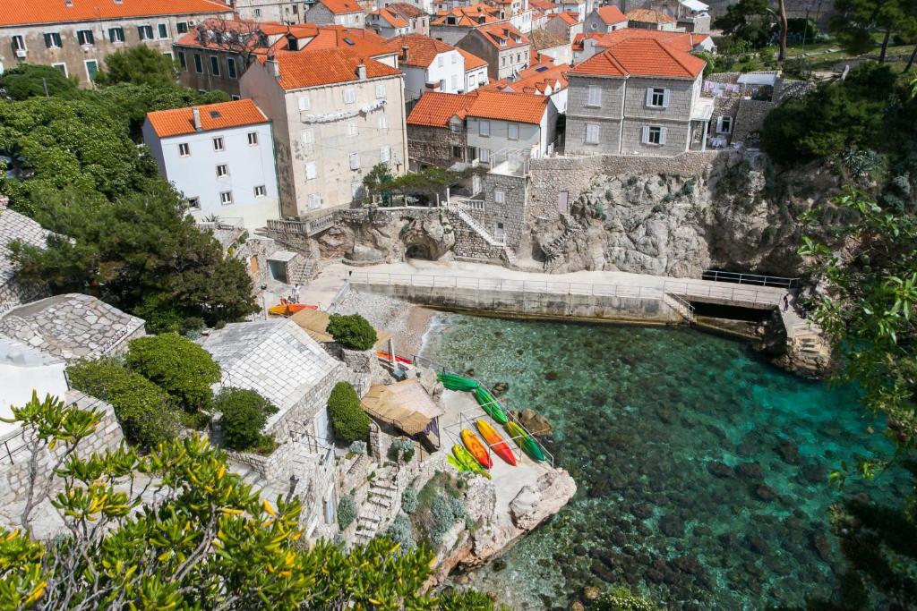 Letecký snímek ubytování Apartments Heart of Dubrovnik