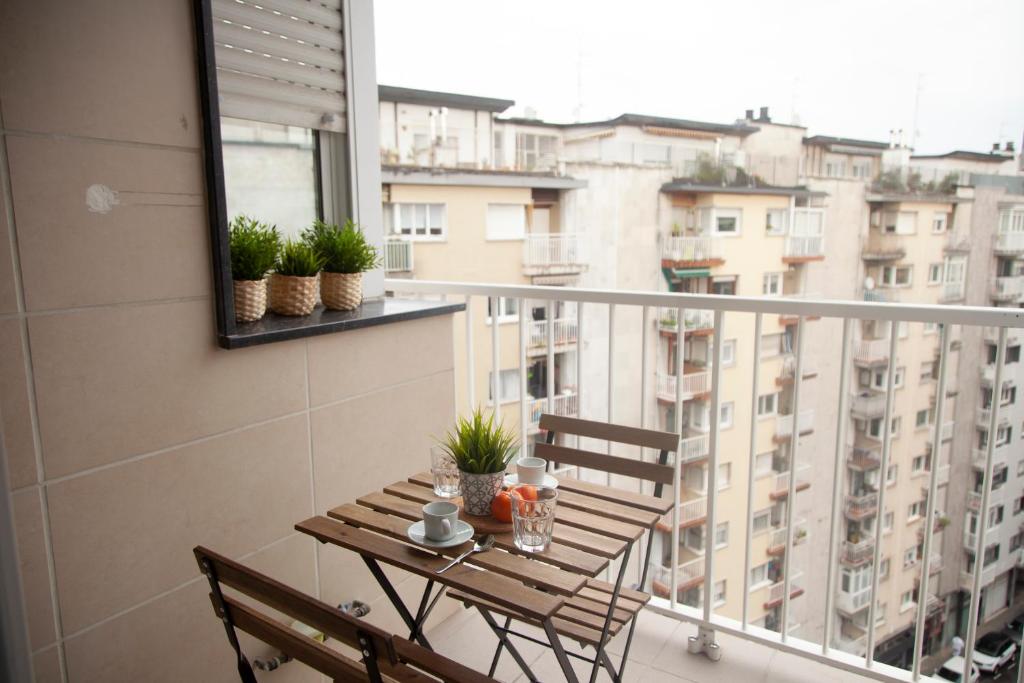 Balkón alebo terasa v ubytovaní Aukera Apartment I by Basque Homes