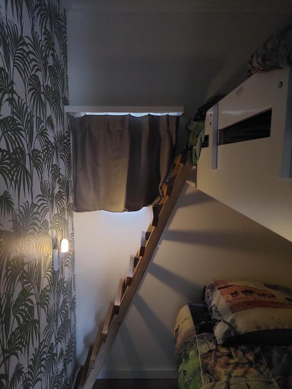Postel nebo postele na pokoji v ubytování Chalet Moderna Putten