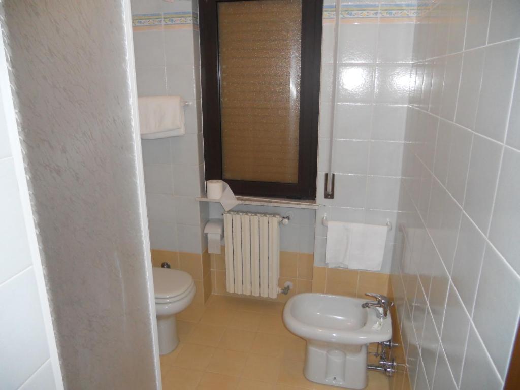 Koupelna v ubytování Albergo Generale Cantore - Monte Amiata