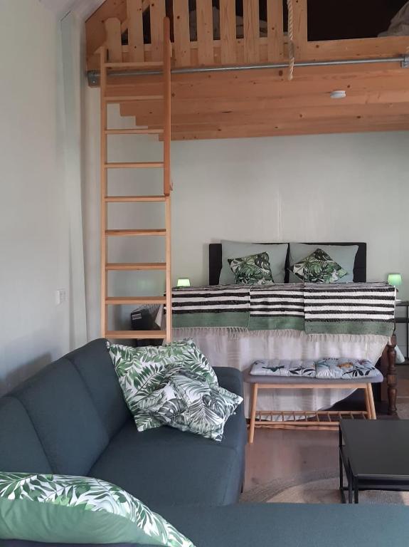 Posezení v ubytování Studio Bosuiltje