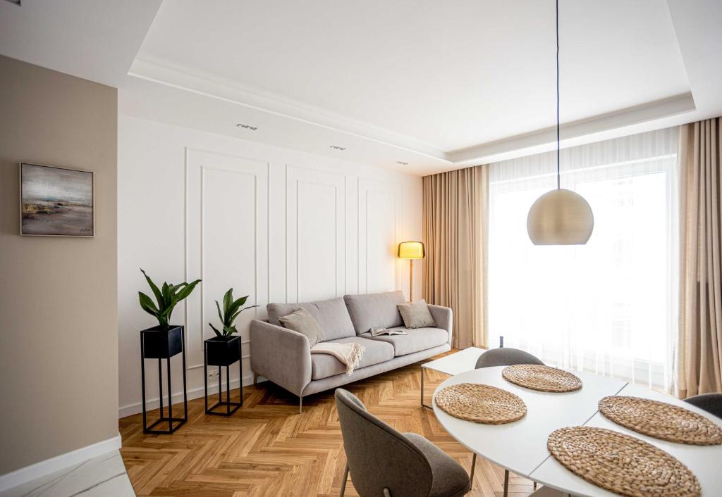 Posedenie v ubytovaní Luksus w centrum nad Odrą