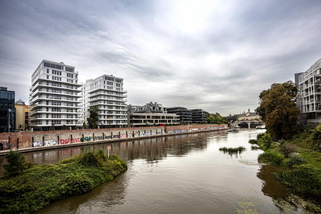 Výhľad na rieku v blízkosti apartmánu