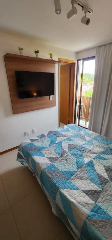 Postel nebo postele na pokoji v ubytování Itacimirim Village Praia da Espera