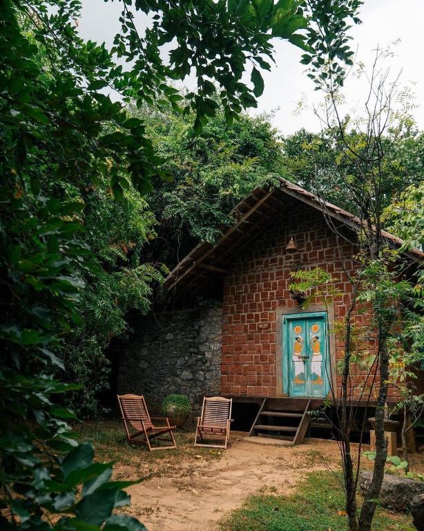 Zahrada ubytování Vihanga Village - Jungle retreat in Dambulla