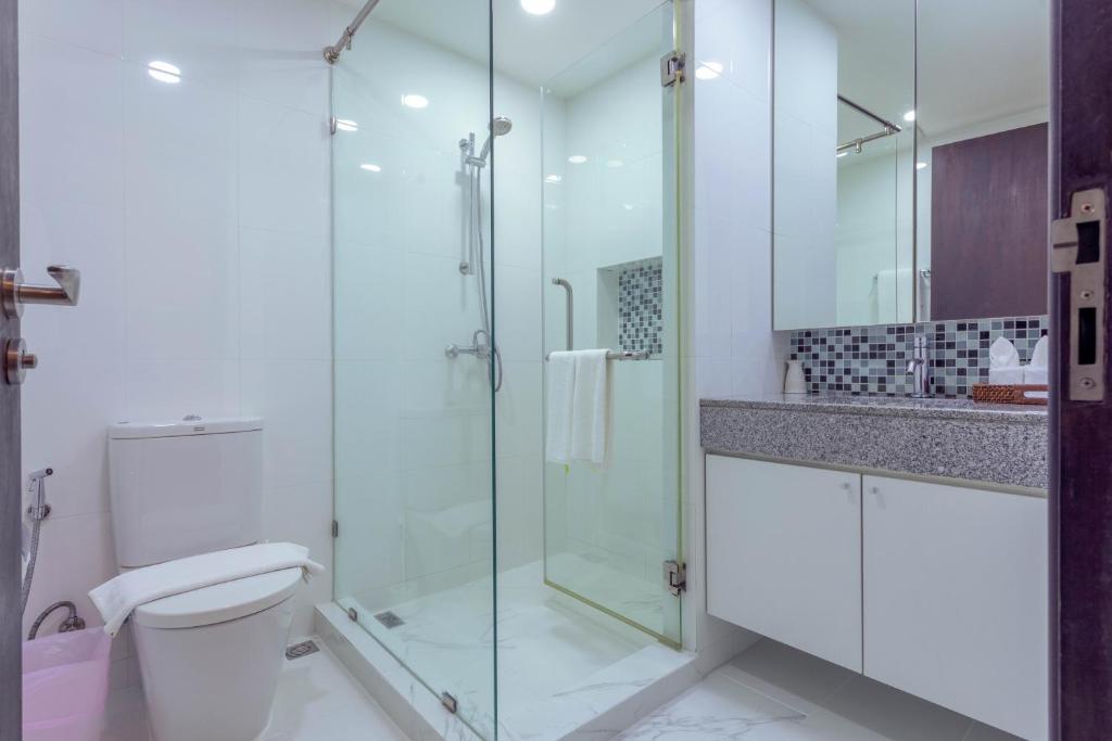 Koupelna v ubytování Citismart Luxury Apartments
