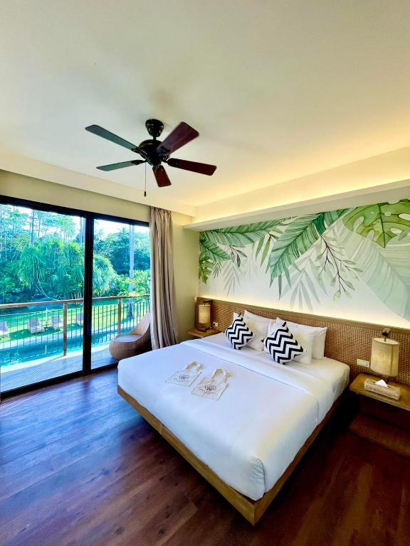 Uma cama ou camas num quarto em Isla Amara Resort