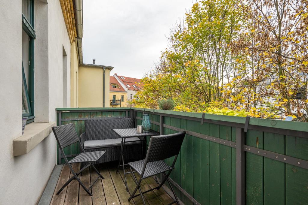 Balkón nebo terasa v ubytování Arbio I Modern Apart near Leipzig Stötteritz
