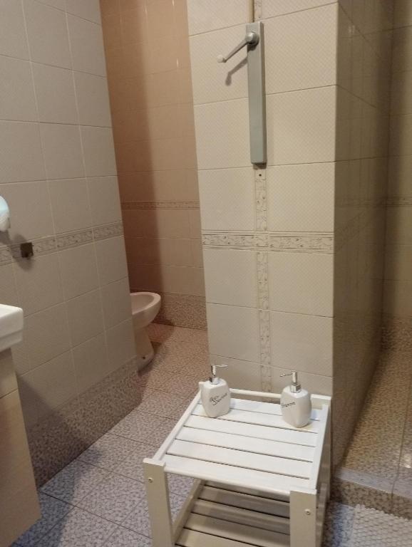 Koupelna v ubytování A casa di Gio