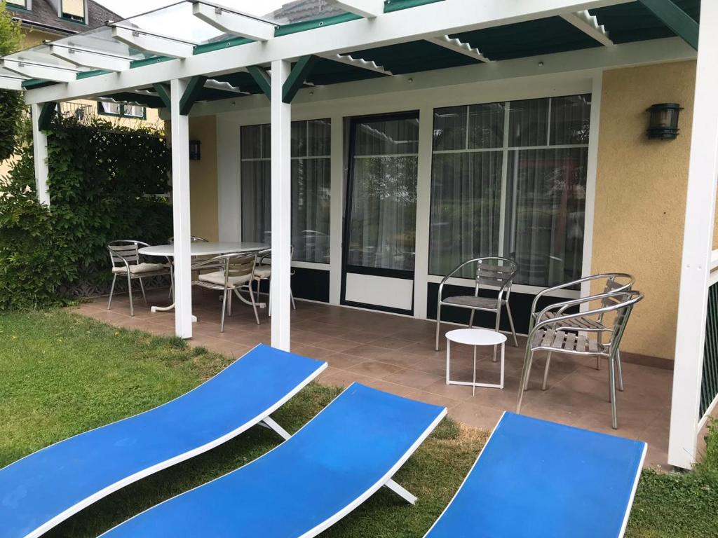 Patio nebo venkovní prostory v ubytování Ferienanlage Seehof