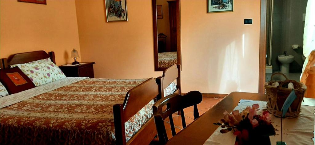 Postel nebo postele na pokoji v ubytování Cà D' Rot - Casa Ratti