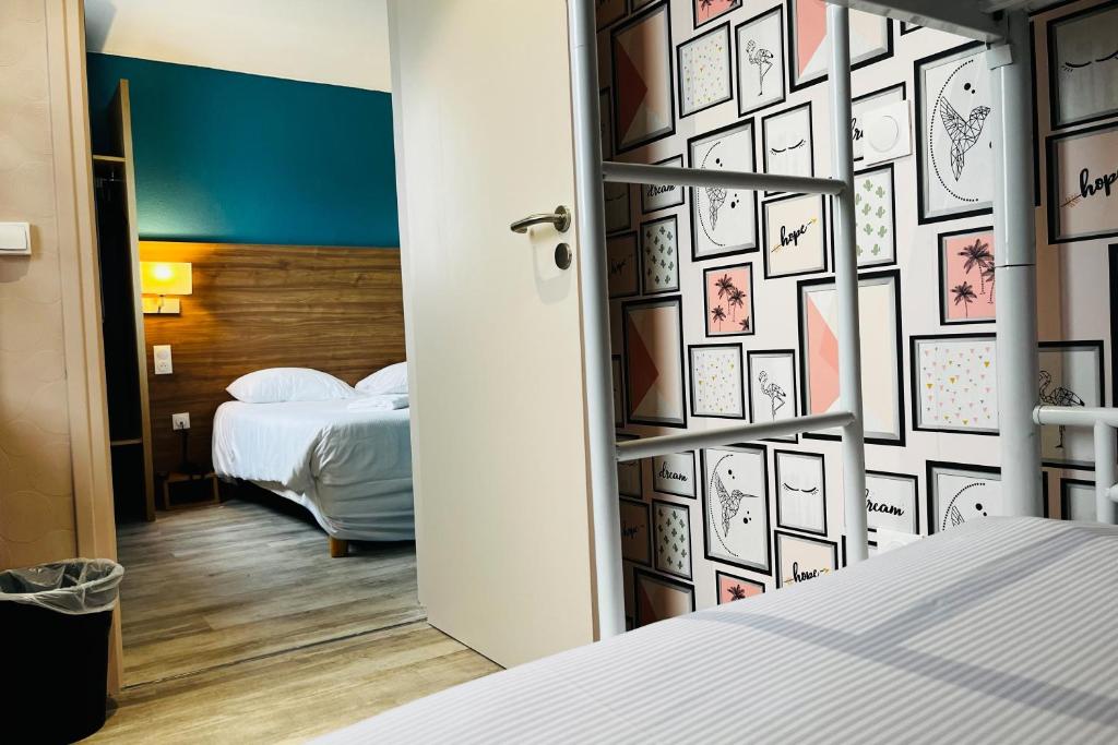 The Originals Access, Hôtel les Iris, Berck-sur-Mer - Chambre Quadruple