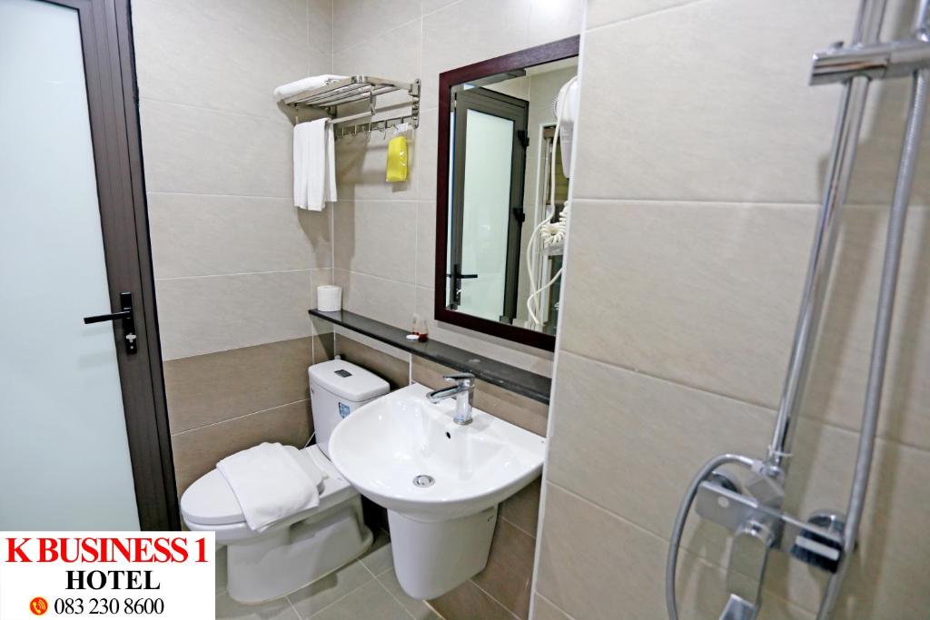 Koupelna v ubytování K Business 1 Hotel My Dinh 미딩