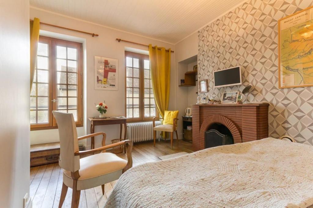 La maison bleue - Chambre Double Avec Douche