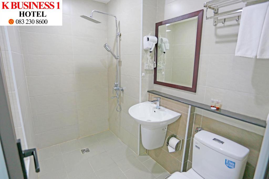 Koupelna v ubytování K Business 1 Hotel My Dinh 미딩