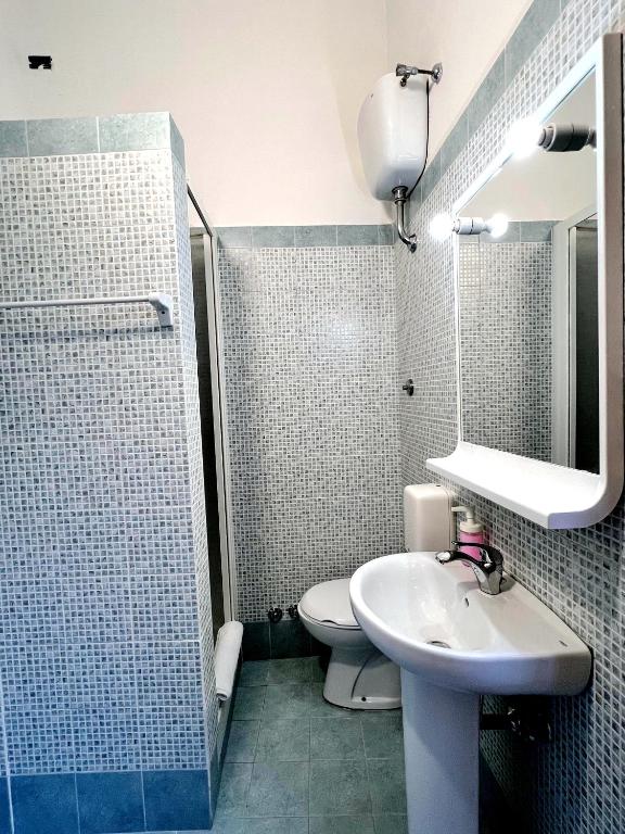 Koupelna v ubytování Hotel domus termini