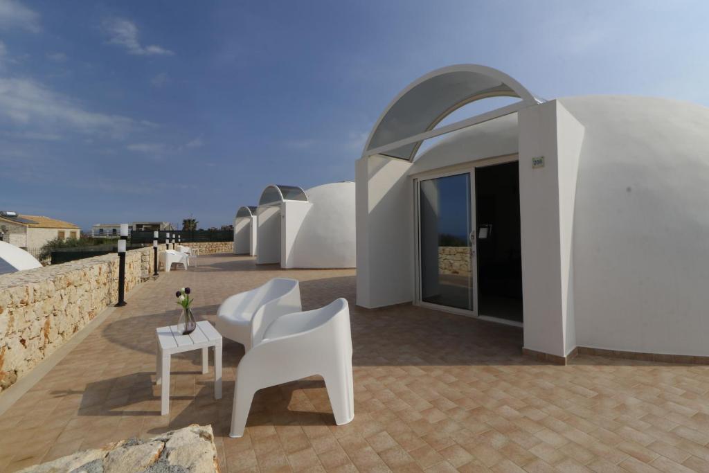Balkón nebo terasa v ubytování Hotel Capo Campolato
