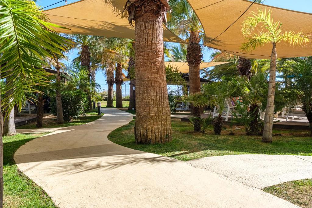 Jardín al aire libre en Estival Islantilla