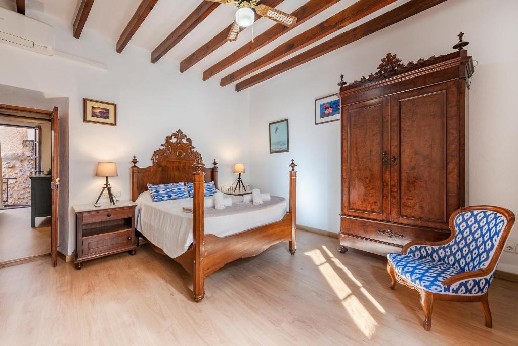 A bed or beds in a room at Jesus