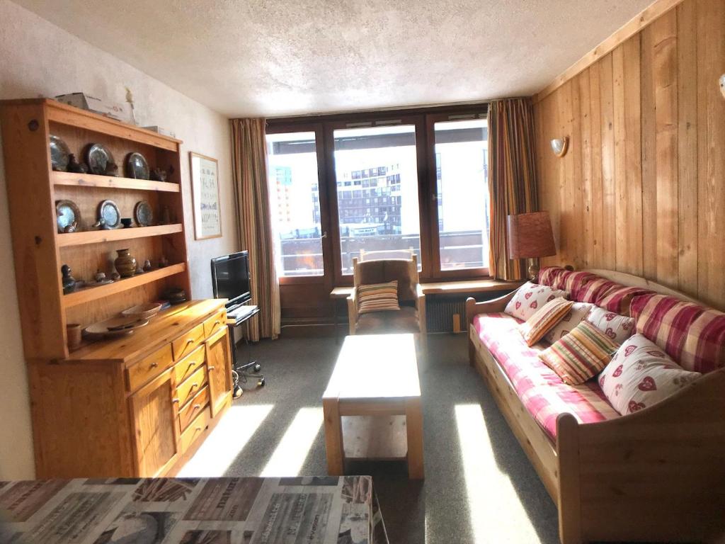 Гостиная зона в Appartement Tignes, 2 pièces, 5 personnes - FR-1-480-46