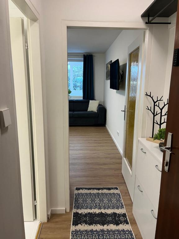 Televízia a/alebo spoločenská miestnosť v ubytovaní Modernes 4er Apartment in Skilift-Nähe