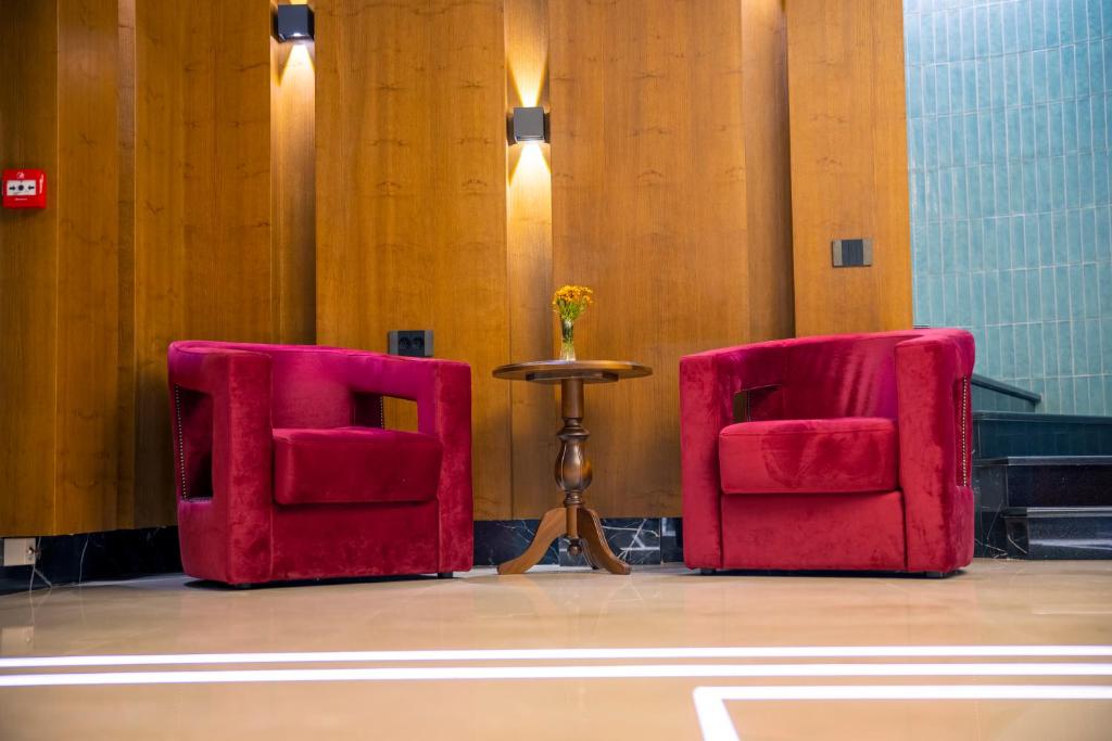 Posezení v ubytování Hotel Aura Unirii