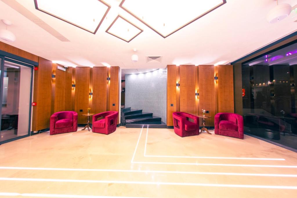Posezení v ubytování Hotel Aura Unirii