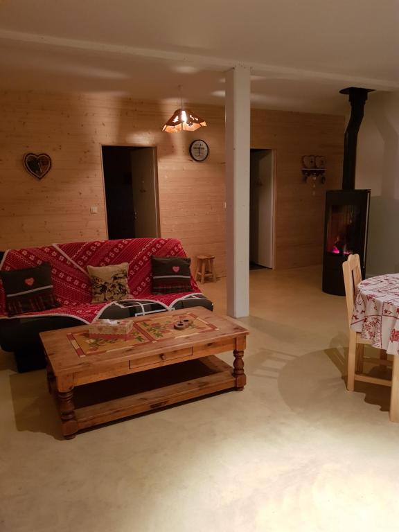 Posezení v ubytování Chez So et Compagnie