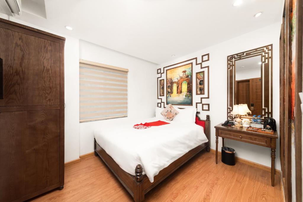 Postel nebo postele na pokoji v ubytování Veshia Hotel & Spa
