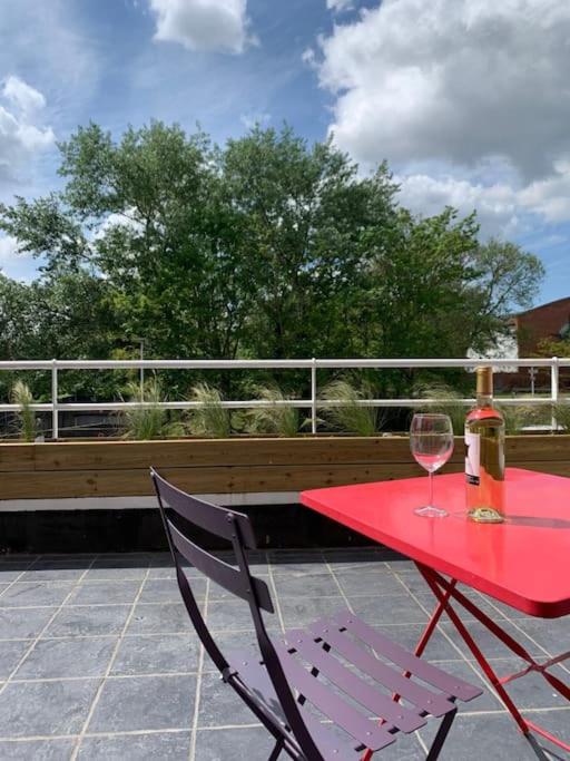 Balkón alebo terasa v ubytovaní Au 154 Bis - Joli Appartement avec Grande Terrasse et proche de la plage à Malo
