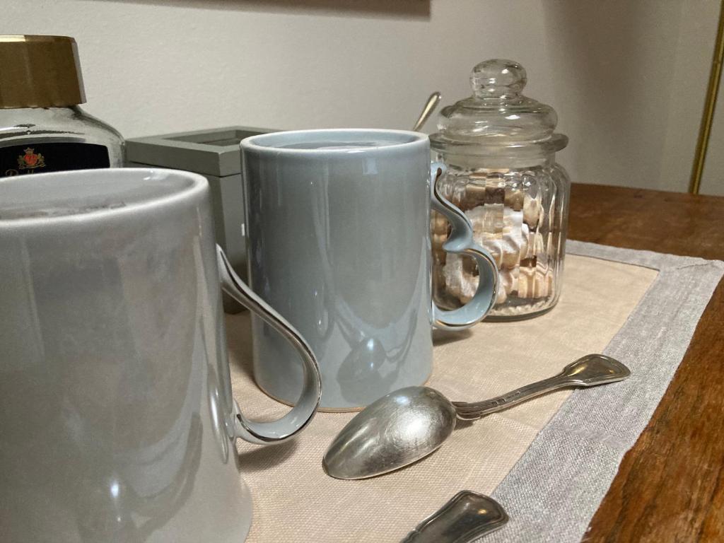 Príslušenstvo na prípravu kávy alebo čaju v ubytovaní BLQ 01boutique B&B