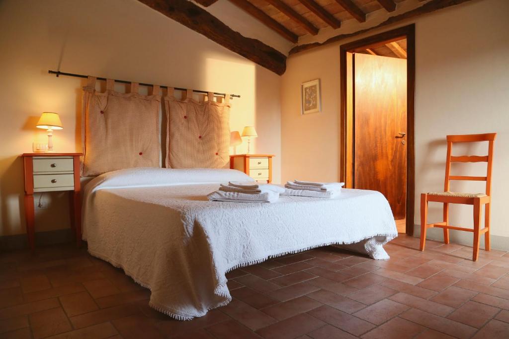 Postel nebo postele na pokoji v ubytování Molenda B&B