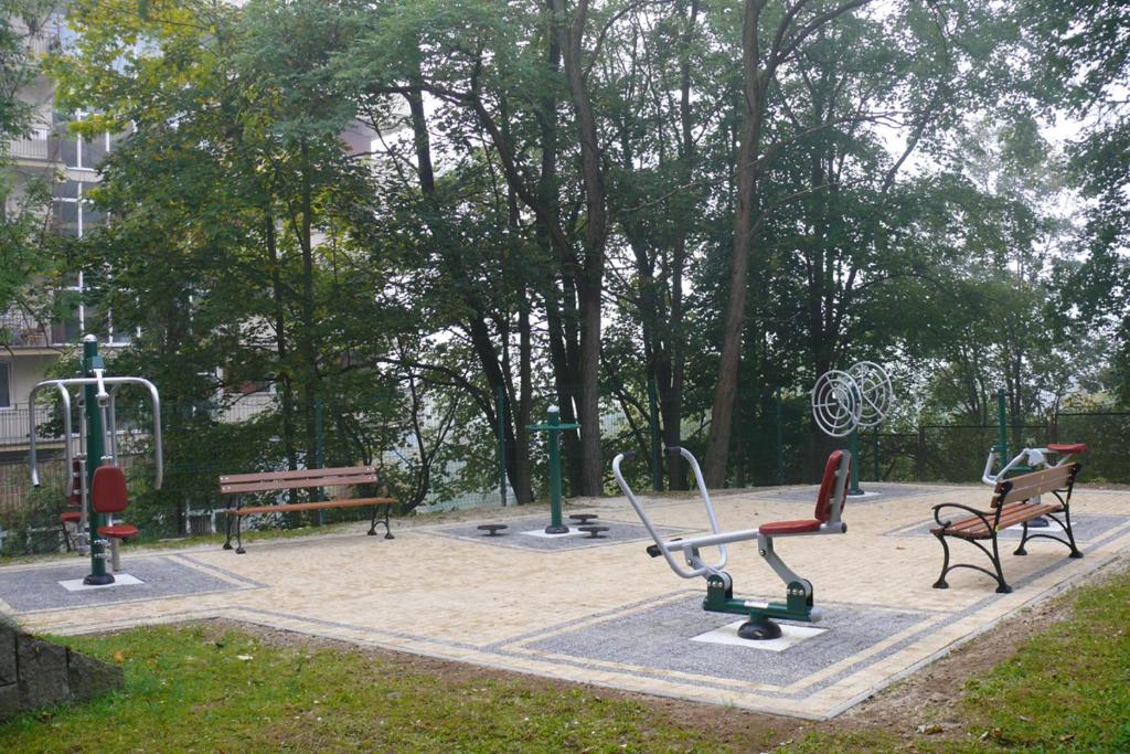 Herní místnost nebo prostor pro děti v ubytování Apartamenty Leśne Zacisze