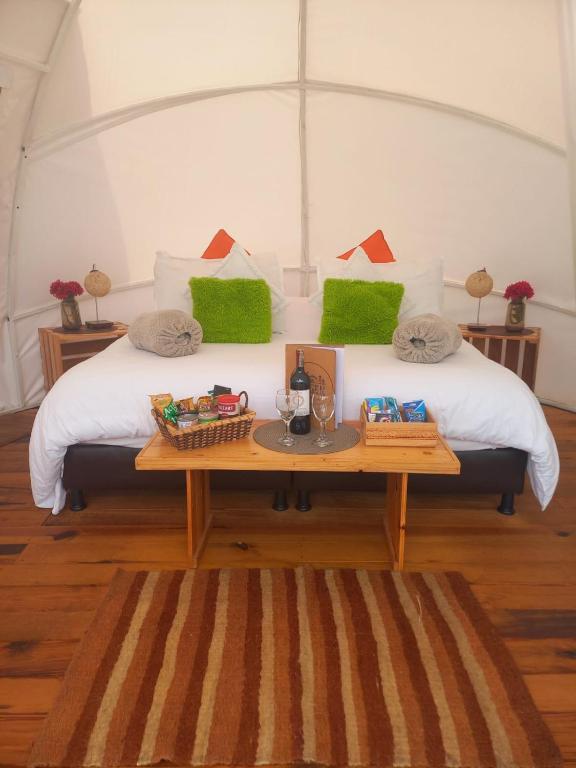 Voodi või voodid majutusasutuse Origen Glamping en Villa de Leyva toas