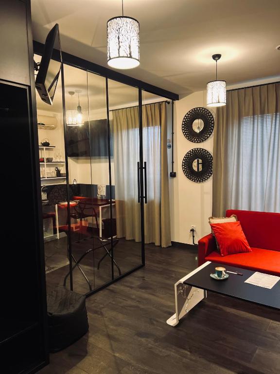 Posezení v ubytování Global Home - Aparthotel - No Contact Check In