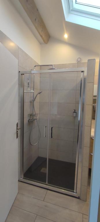Koupelna v ubytování Chambre d'hotes Mas Pékin