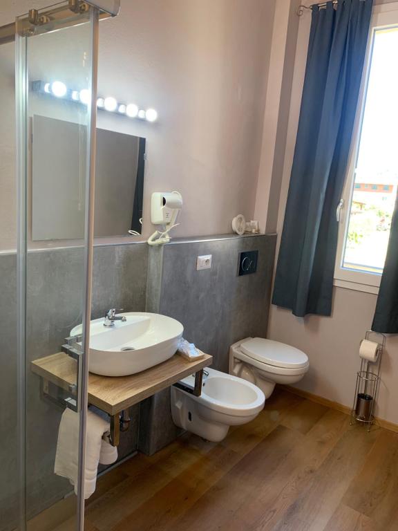 Koupelna v ubytování Piccola Dimora B&B