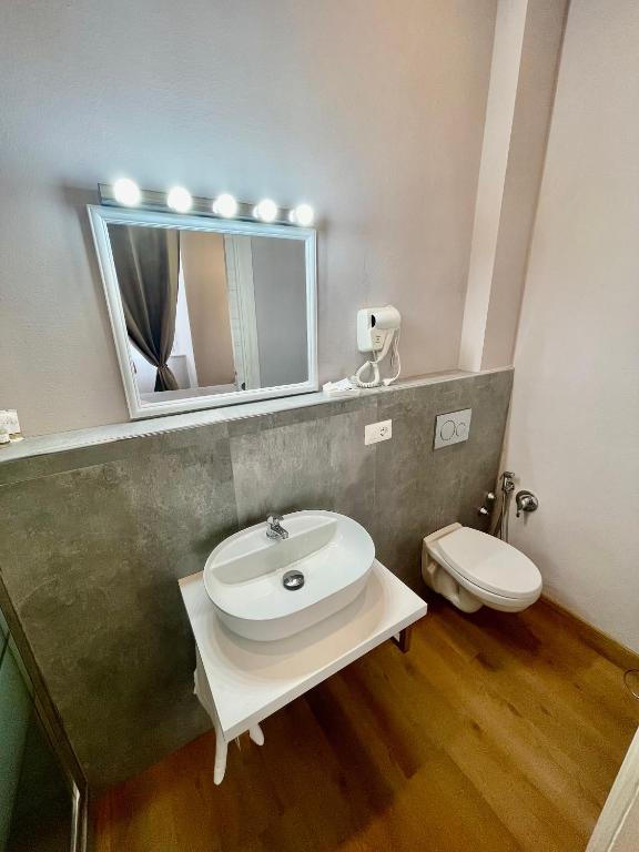 Koupelna v ubytování Piccola Dimora B&B