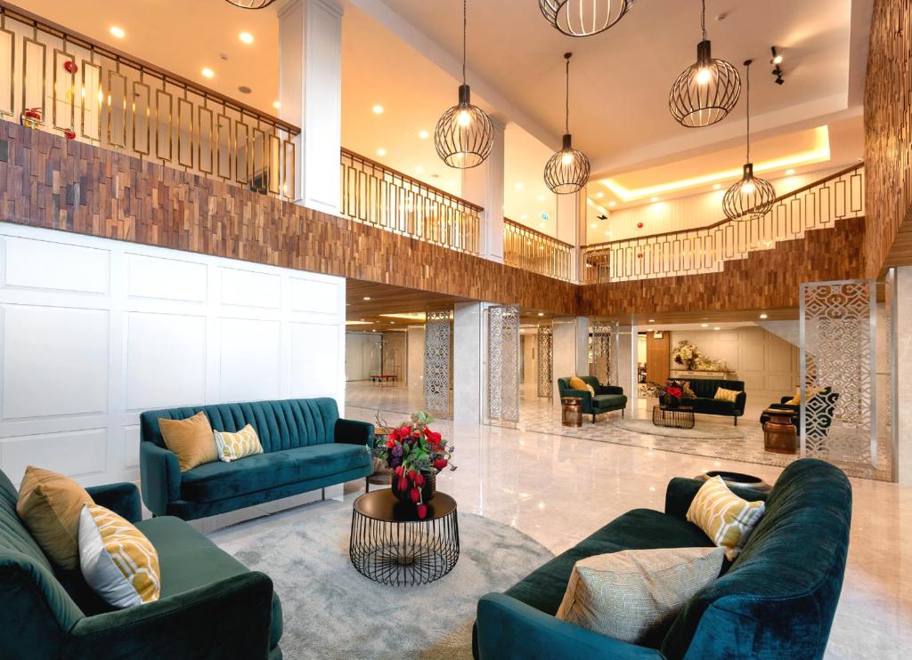 Posezení v ubytování Sann Hotel
