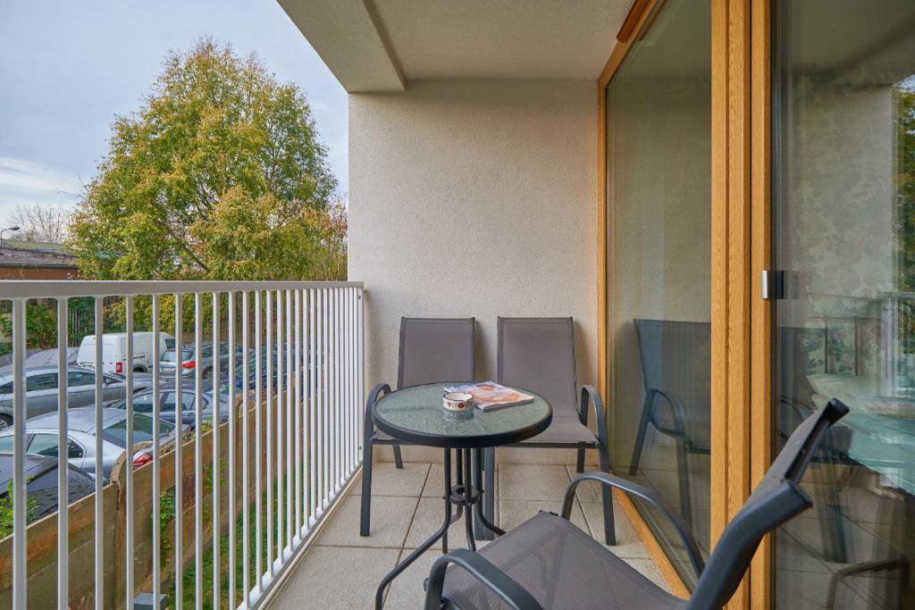 Balkón alebo terasa v ubytovaní Braniborska Apartment Wrocław by Noclegi Renters