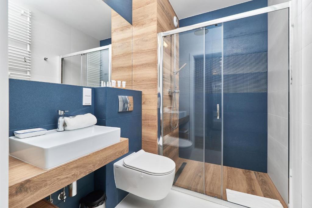 Kúpeľňa v ubytovaní Braniborska Apartment Wrocław by Noclegi Renters