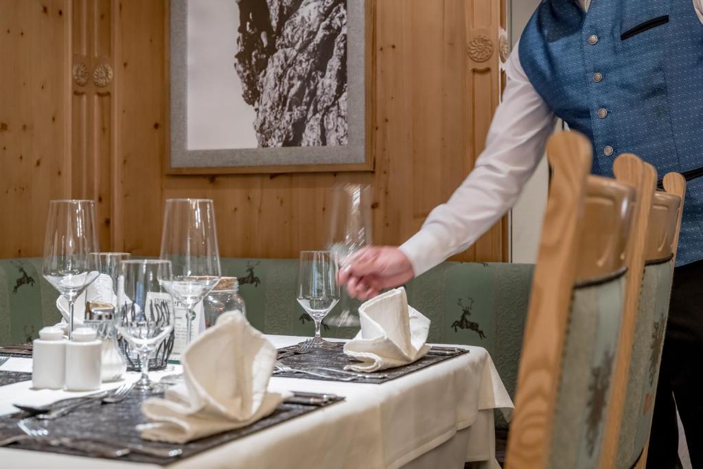 Nápoje v ubytování Hotel Grauer Bär