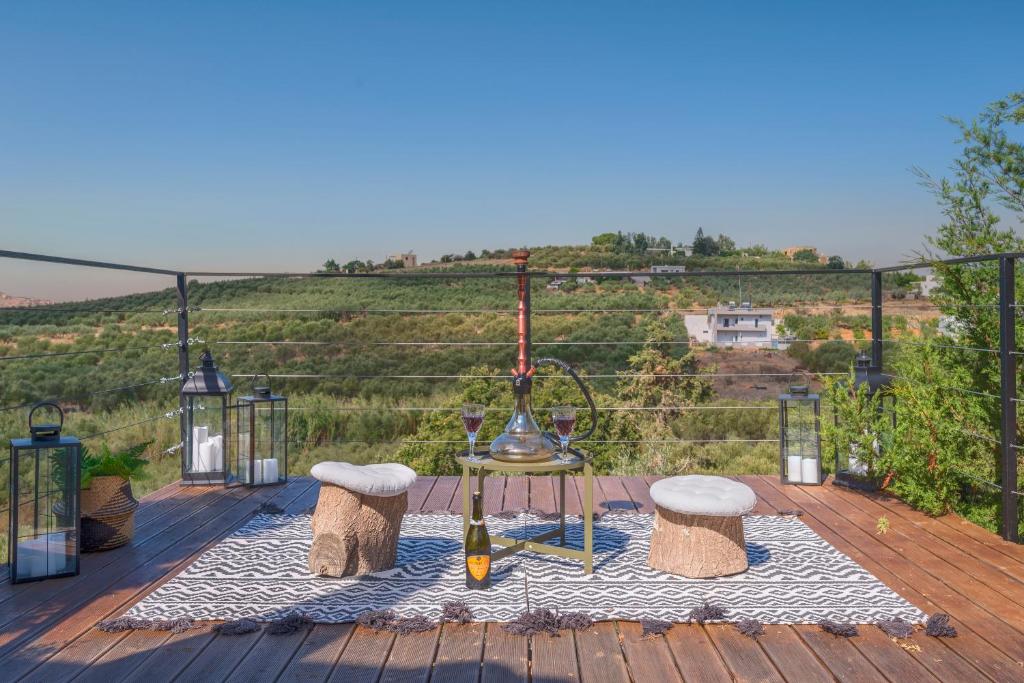 Balkón nebo terasa v ubytování Villa GGK