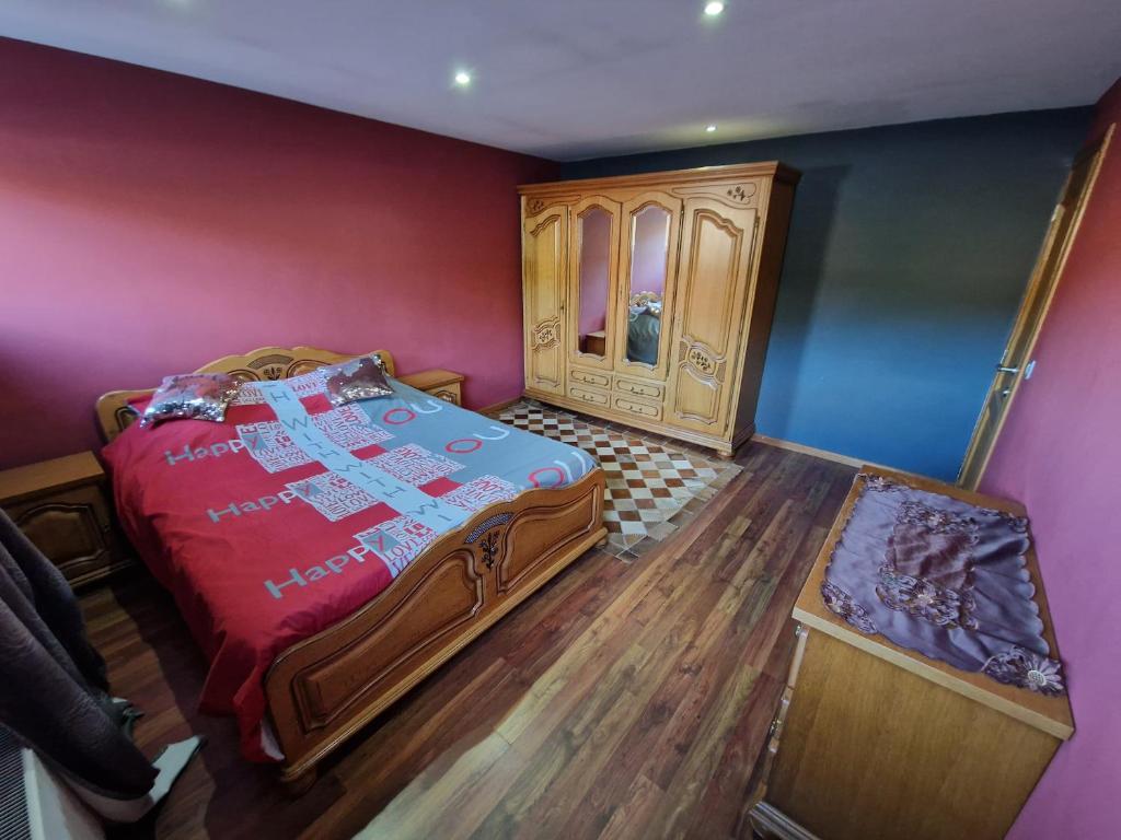Postel nebo postele na pokoji v ubytování Sérénité - Espace Détente Ensival