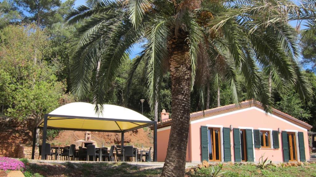 Ogród w obiekcie B&B Capo Pero