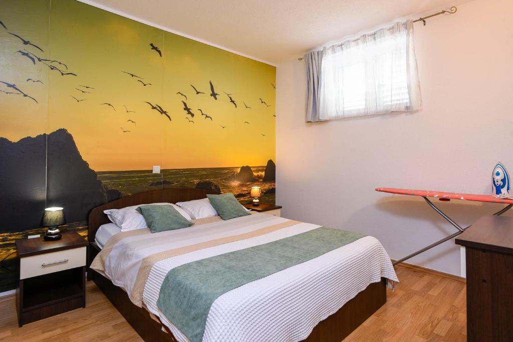 Postel nebo postele na pokoji v ubytování Holiday Villa Perna