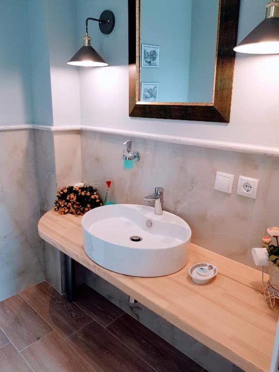 Koupelna v ubytování Marena B&B