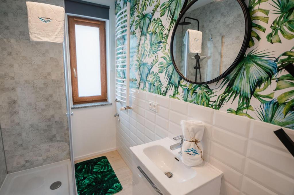 Kúpeľňa v ubytovaní Apart Invest Widok 800 M5