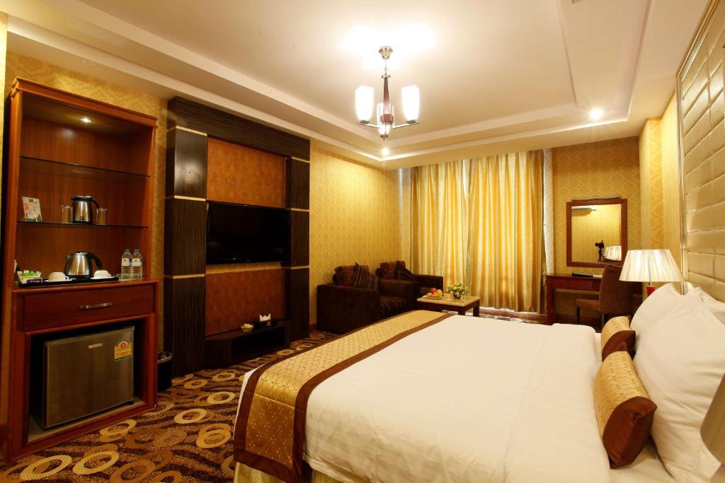 Voodi või voodid majutusasutuse Best Western Green Hill Hotel toas