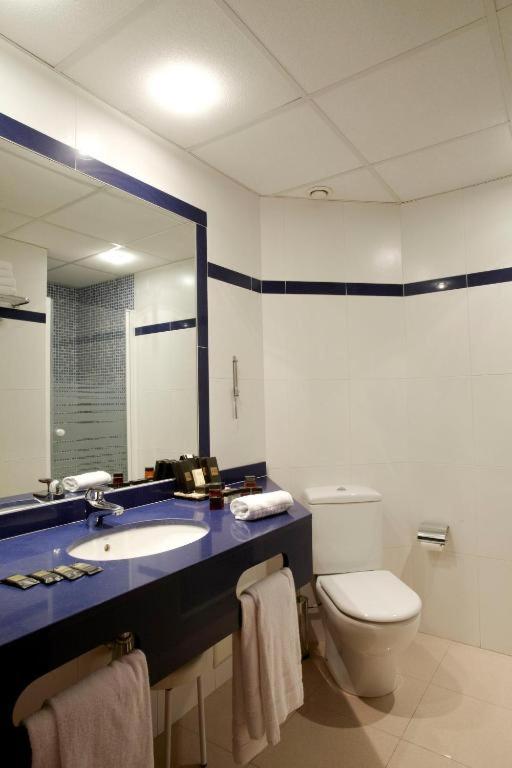 Koupelna v ubytování Hotel MU